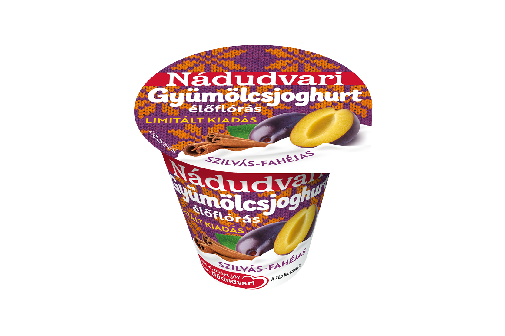 Nádudvari gyümölcsjoghurt szilvás-fahéjas limitált kiadás
